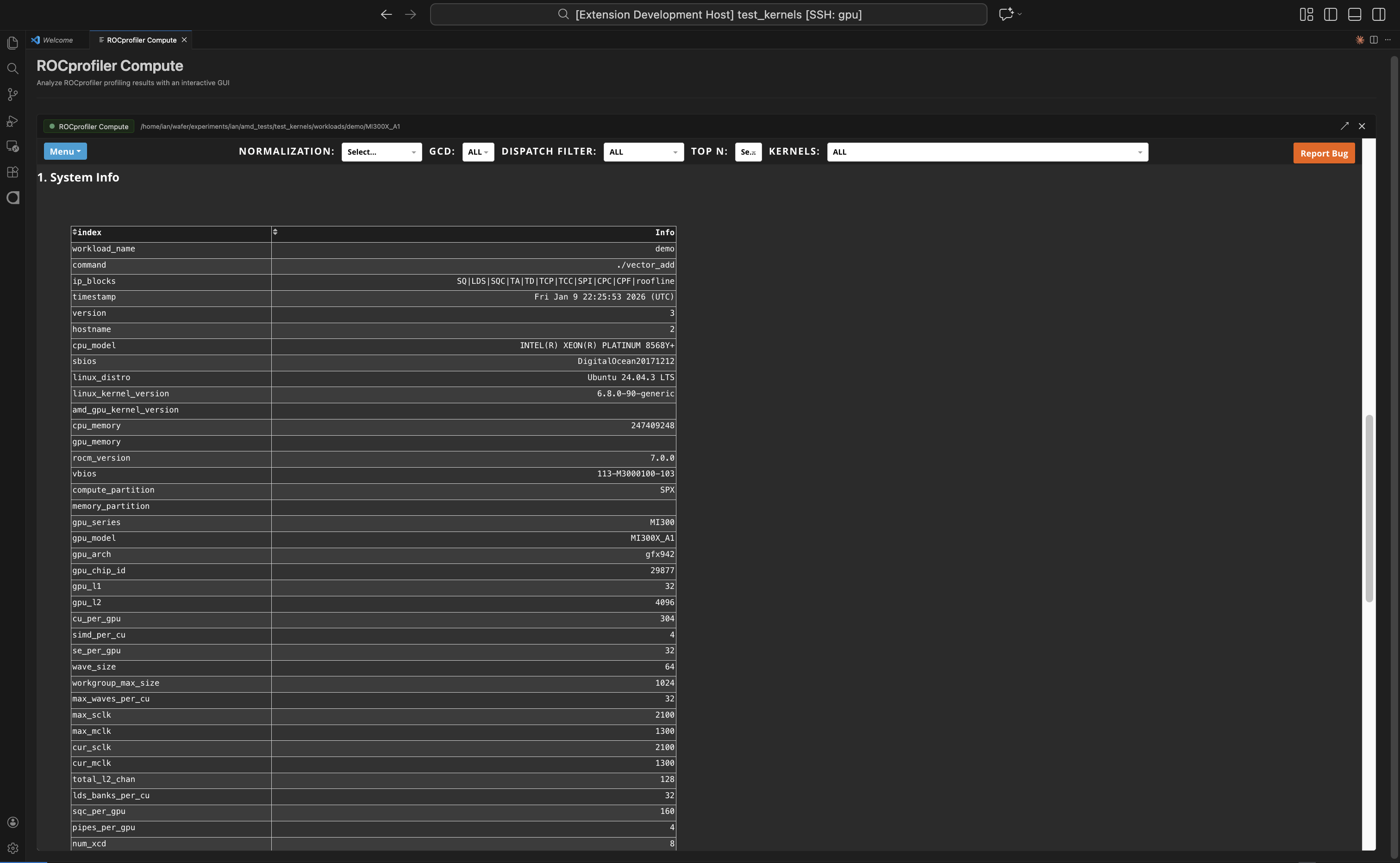 System Info